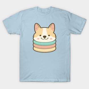 Corgi Macarons T-Shirt
